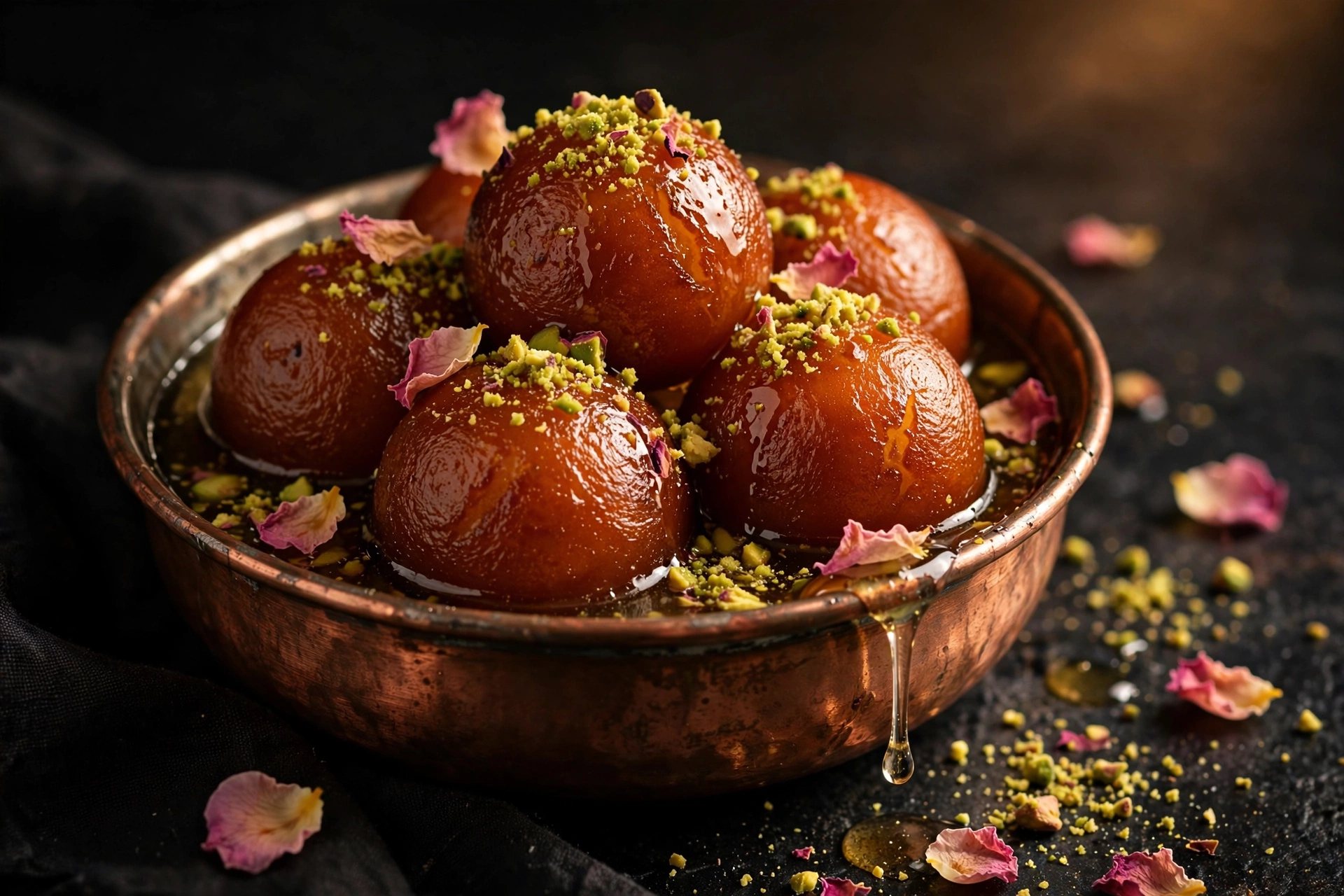 Sweet finish — gulab jamun after haleem night